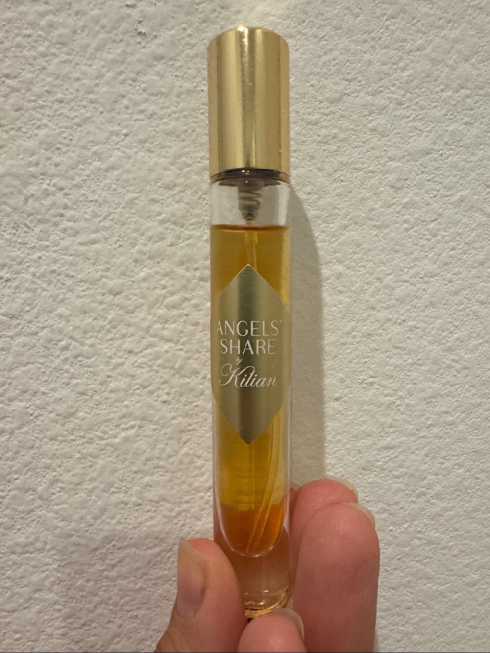 Kilian Angel's Share travel size Perfume - Gold Cap, Amber Liquid